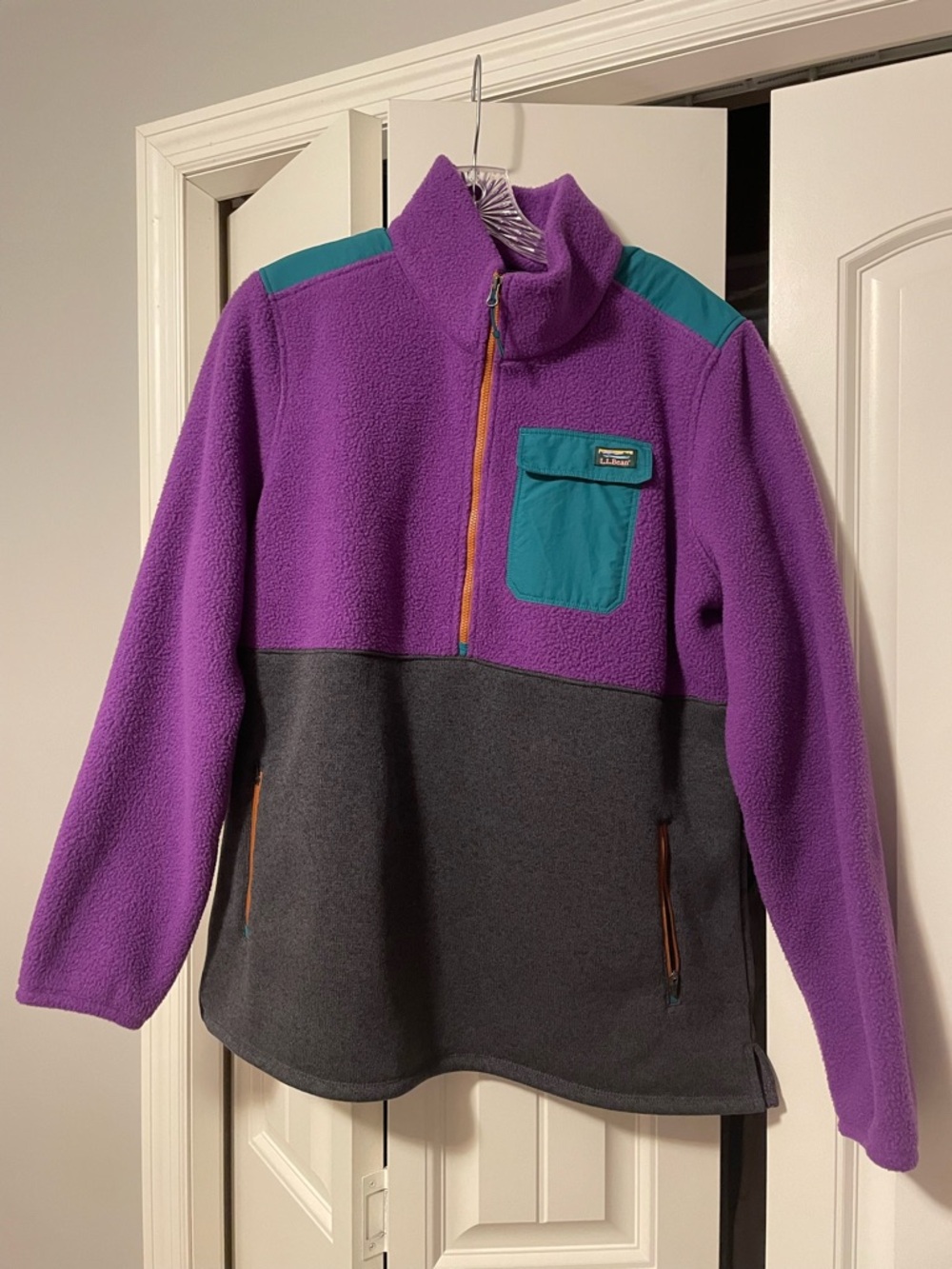 LL Bean Quarter Fleece Zip Pullover